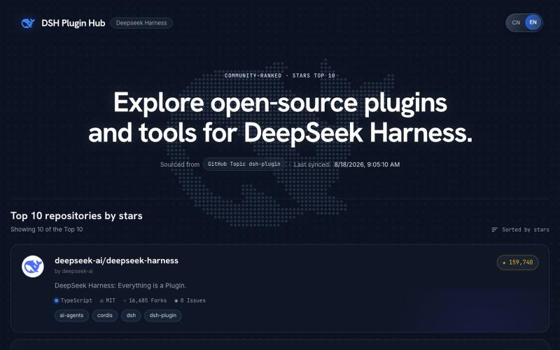 DSH Plugin Hub — Discover the DSH Plugin Ecosystem — screenshot