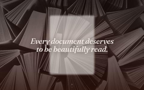 Dshelf: A calm reader for your PDFs — screenshot