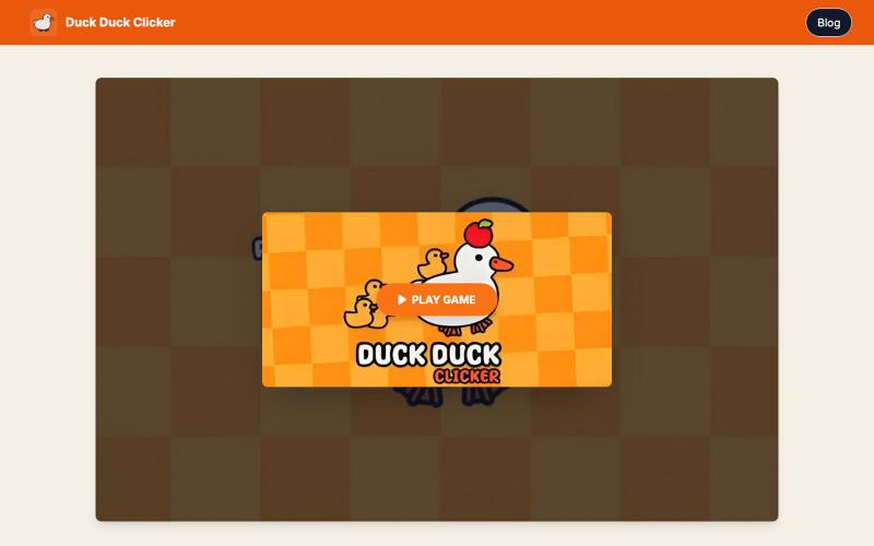 Duck Duck Clicker Unblocked ™ | Play Free Idle Clicker Game — screenshot