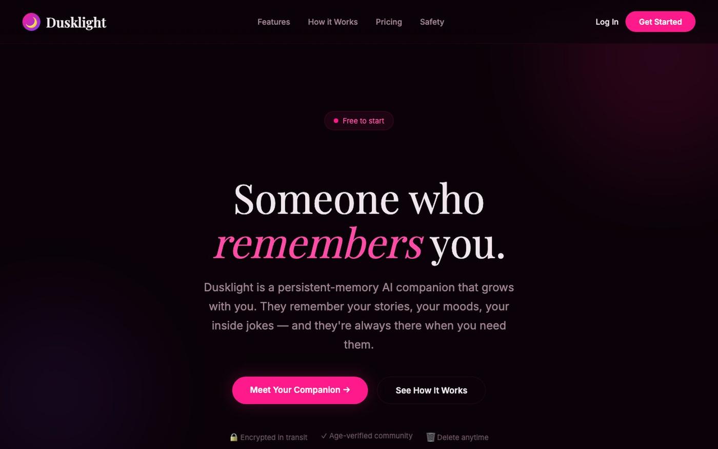 Dusklight — someone who remembers you — screenshot