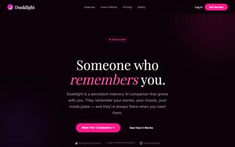 Dusklight — someone who remembers you — screenshot