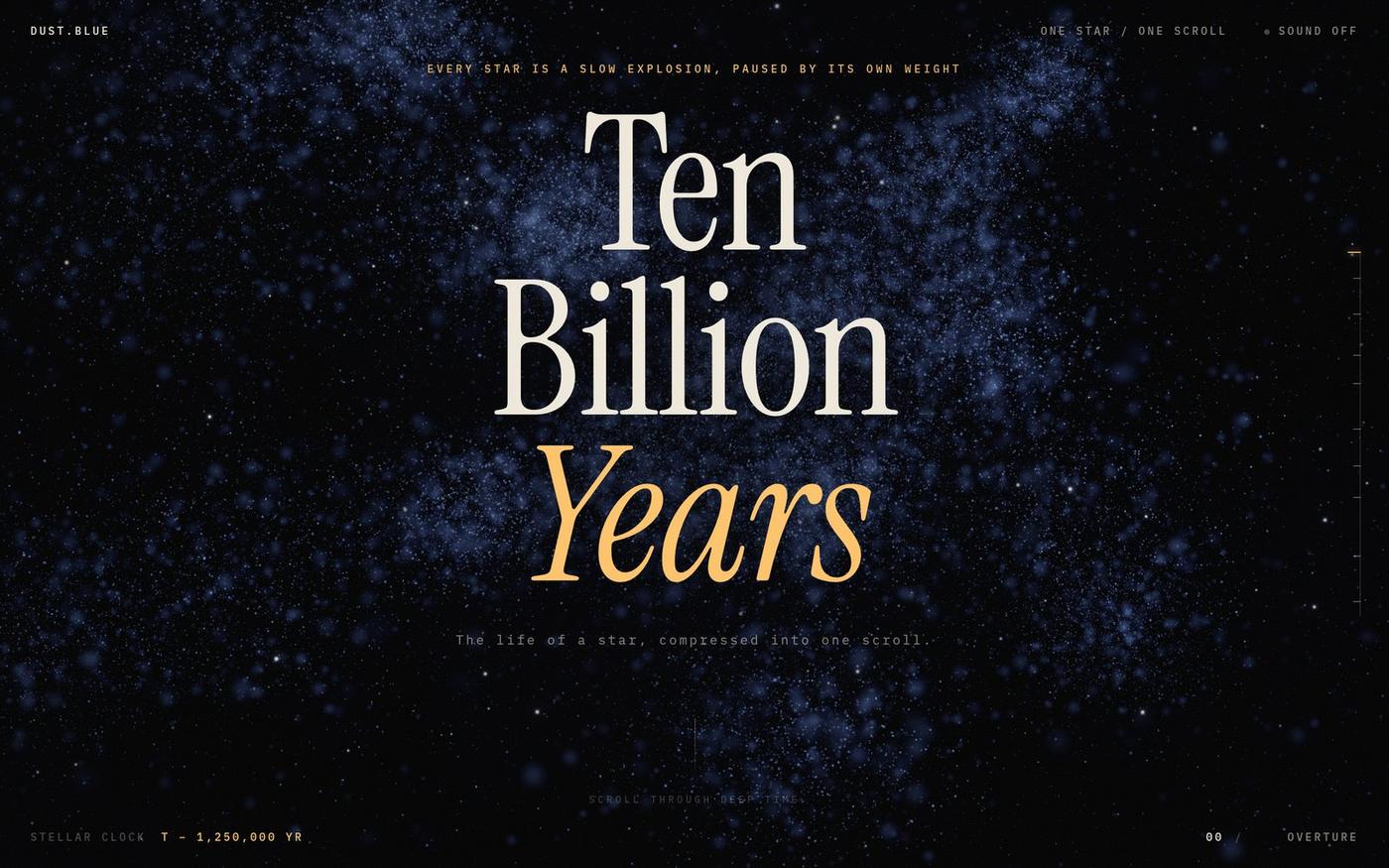 Ten Billion Years - The Life of a Star — screenshot