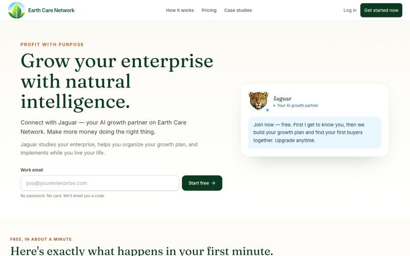 Earth Care Network — Make more money doing the right thing | Earth Care Network — screenshot