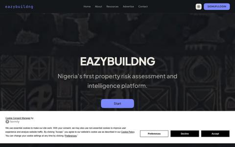 EazyBuild | Nigeria's Property Development Platform — QuESTT, BEGiN, HOMES & WaV — screenshot