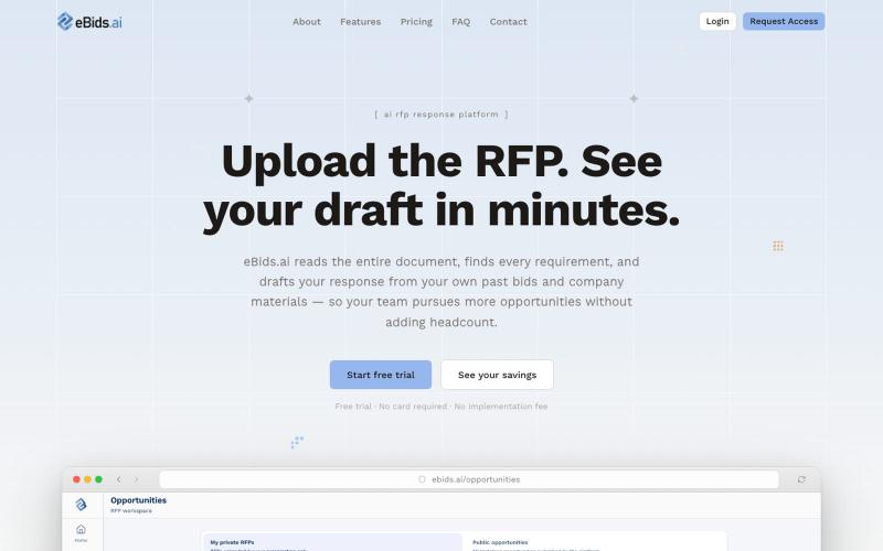 eBids — screenshot