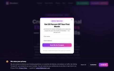 Home - ebookerr - Your Ebook Creator — screenshot