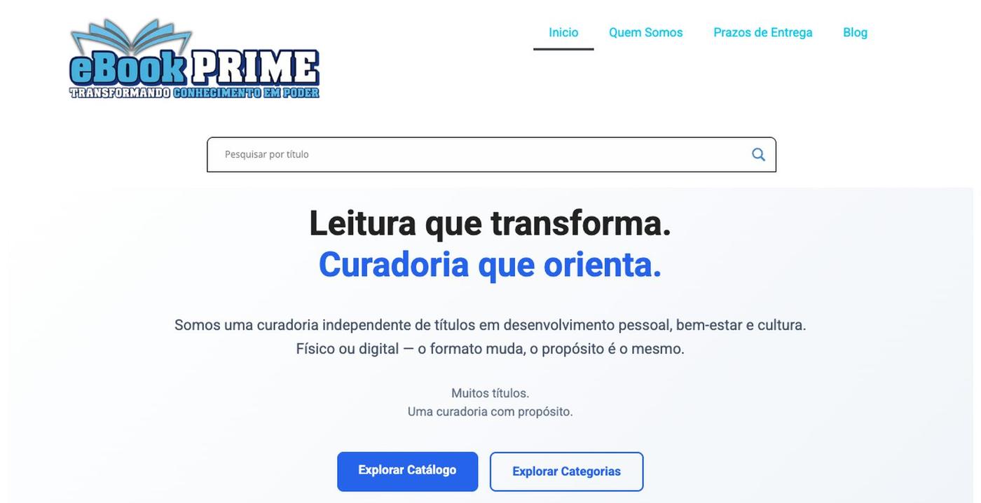 eBooK Prime — screenshot