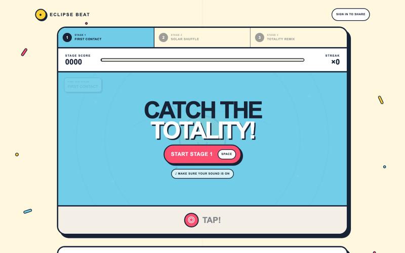 Eclipse Beat — Three-Stage Rhythm Game — screenshot