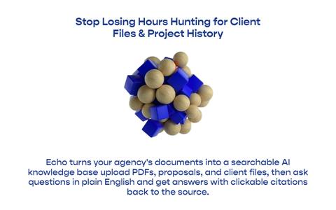 Echo by Edgertech | AI Knowledge Base for Small Agencies — screenshot
