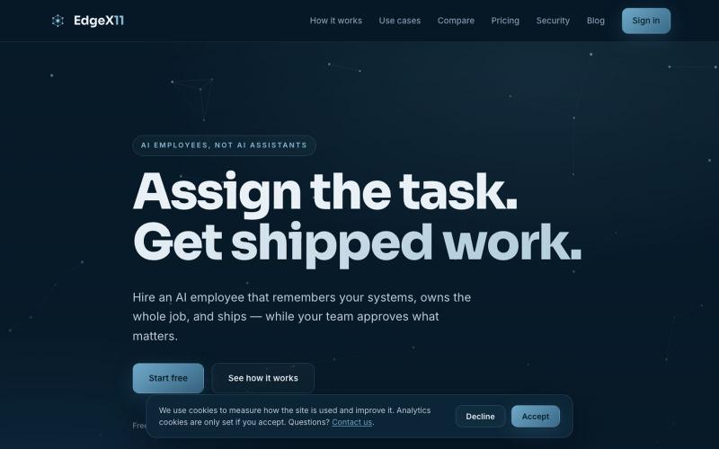 EdgeX11 — Build Your Digital Engineering Workforce — screenshot
