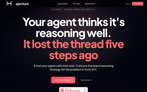 Ejentum | Reasoning Harness for Agentic AI — screenshot