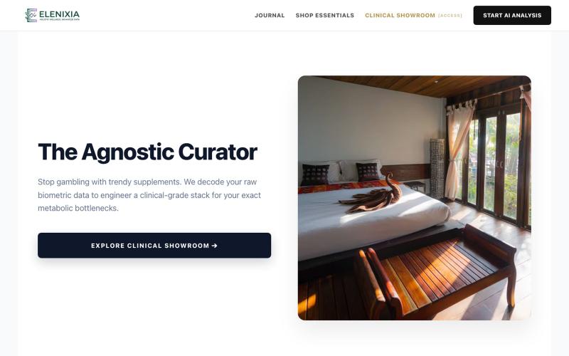 Home - elenixia.com — screenshot