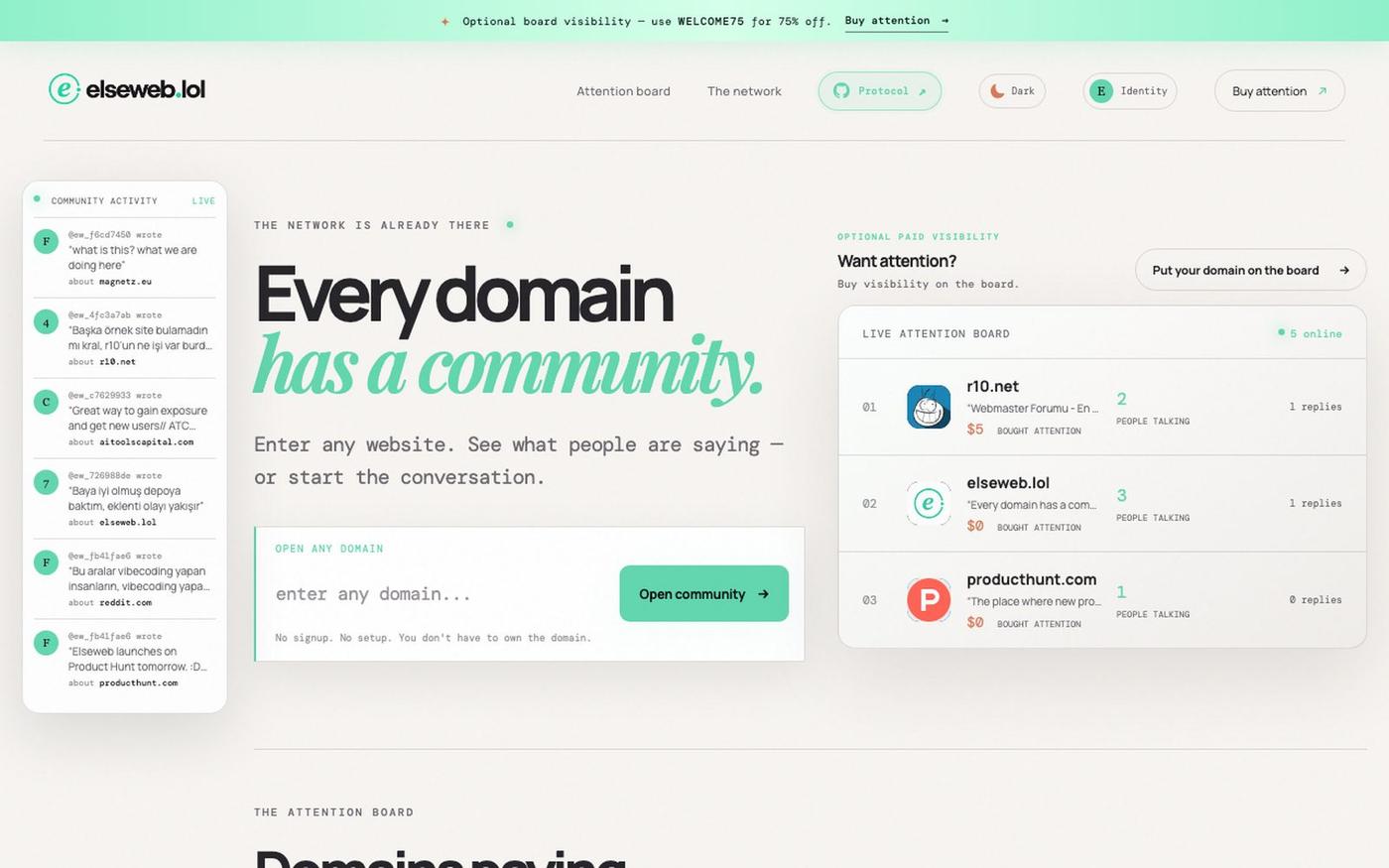 Your website has a community. You don't own it. — screenshot