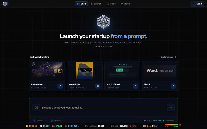 App | EmblemAI — screenshot
