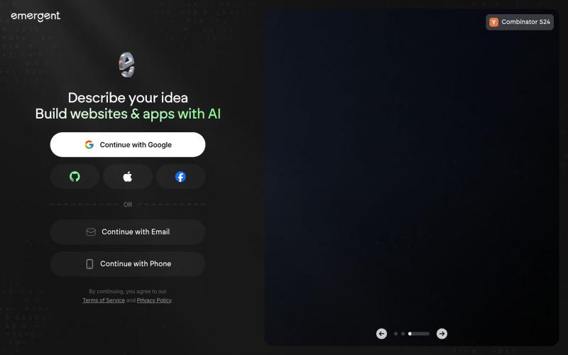 Emergent's Dynamite Site — screenshot