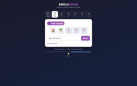 Emojigram — Daily Emoji Puzzle — screenshot