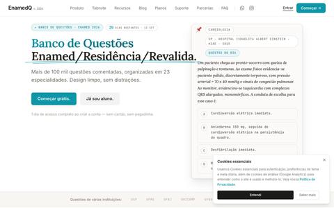 EnamedQ — Banco de Questões e Simulados para o Enamed — screenshot