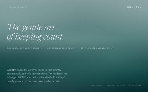 Endless River — a small studio of quiet software — screenshot