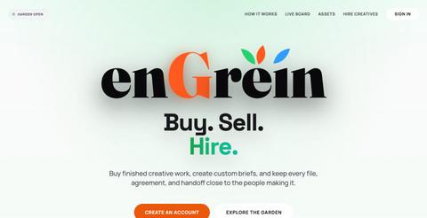 enGrëin | Creative commerce garden — screenshot
