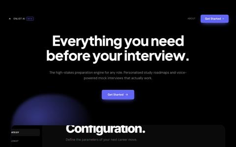 Enlist AI - Master Any Job Interview — screenshot