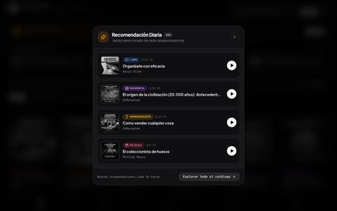 EnResumido - Audio Resúmenes de Libros y Artículos — screenshot