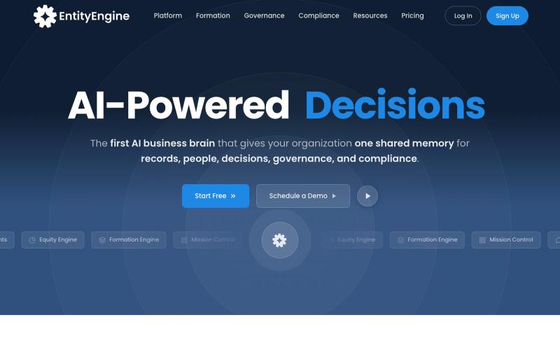 EntityEngine - Global Entity Formation and Entity Management — screenshot