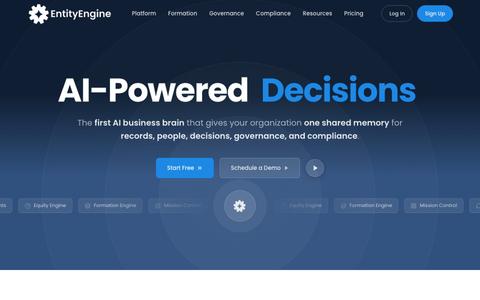 EntityEngine - Global Entity Formation and Entity Management — screenshot