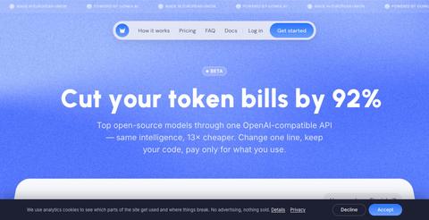 Eterial.ai — Cut your token bills — screenshot