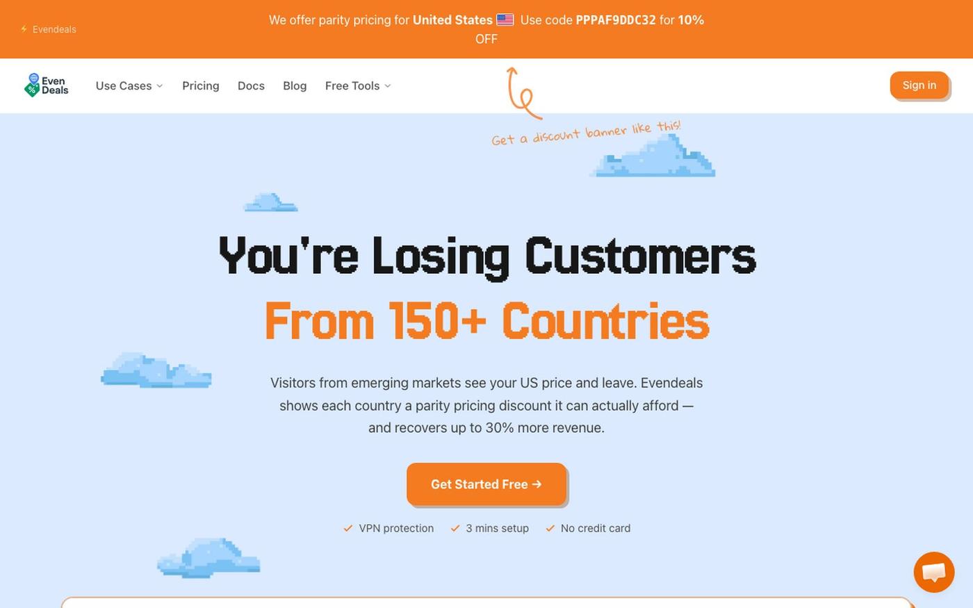 Parity Pricing Tool for SaaS & Digital Products | Evendeals — screenshot