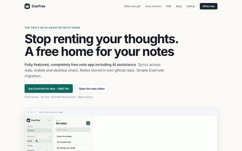 EverFree — Easy and Free — screenshot