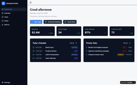 Lovable App — screenshot