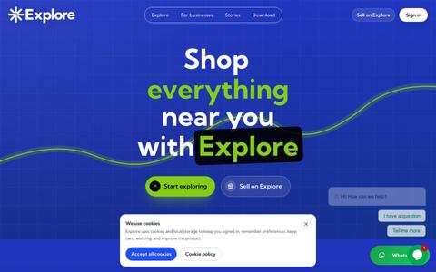 Explore — screenshot