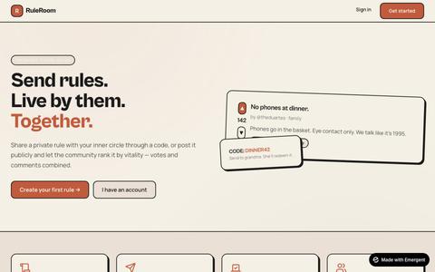 Emergent | Fullstack App — screenshot