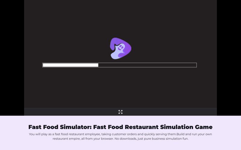 Fast Food Simulator - Play Online — screenshot