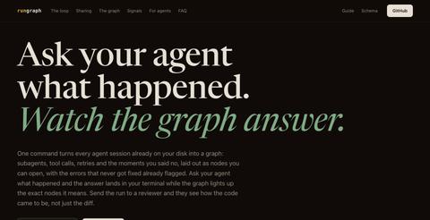 rungraph — see your agent runs as a graph — screenshot
