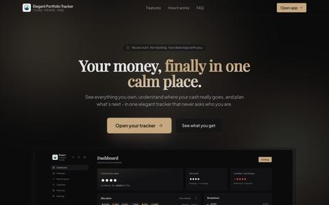 Private Portfolio Tracker - Stocks, Crypto &amp; ETFs — screenshot