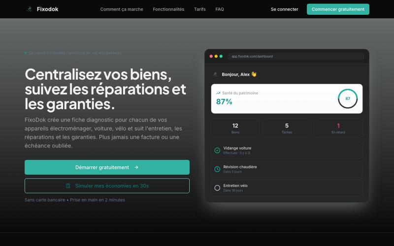 FixoDok — screenshot