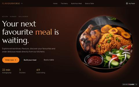 Flavourverse 3D — Your Next Favourite Meal Is Waiting — screenshot