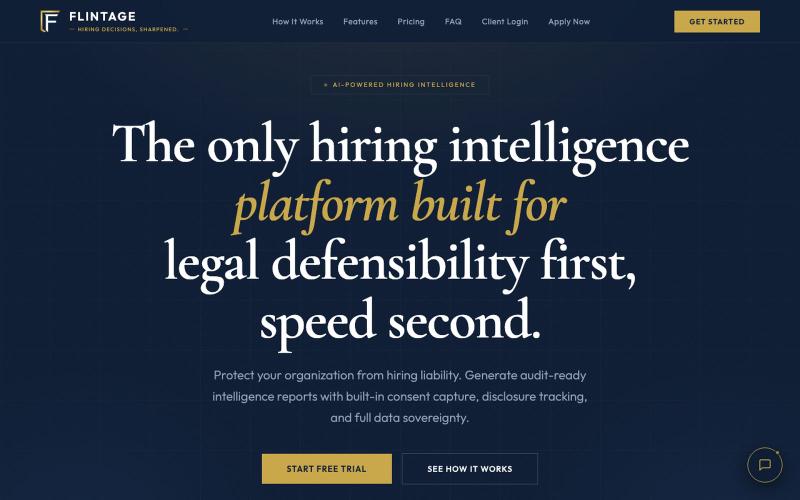 Flintage | Hiring Intelligence System — screenshot