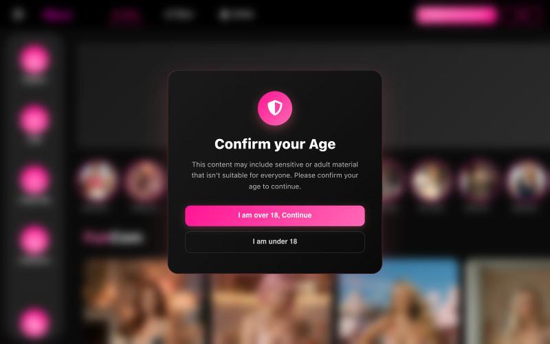 Flirri - AI Character Platform — screenshot