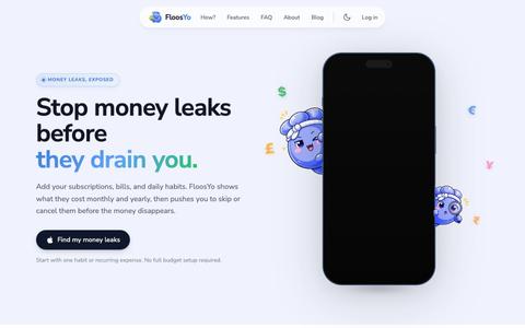 FloosYo: Voice Budget App to Stop Money Leaks — screenshot