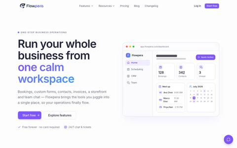 Flowpera — One-Stop Solution for Business Operations — screenshot