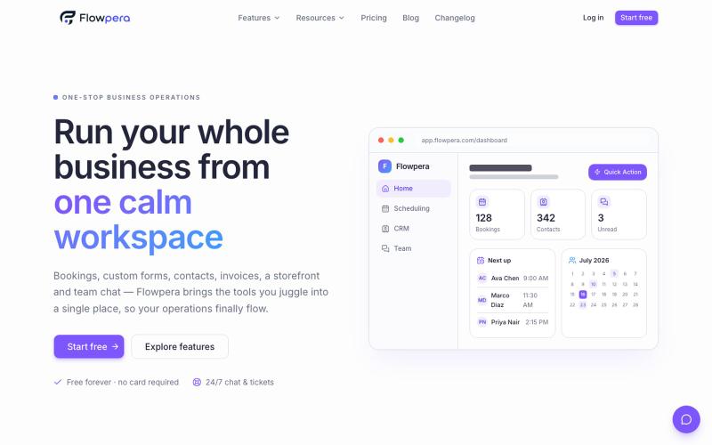 Flowpera — One-Stop Solution for Business Operations — screenshot