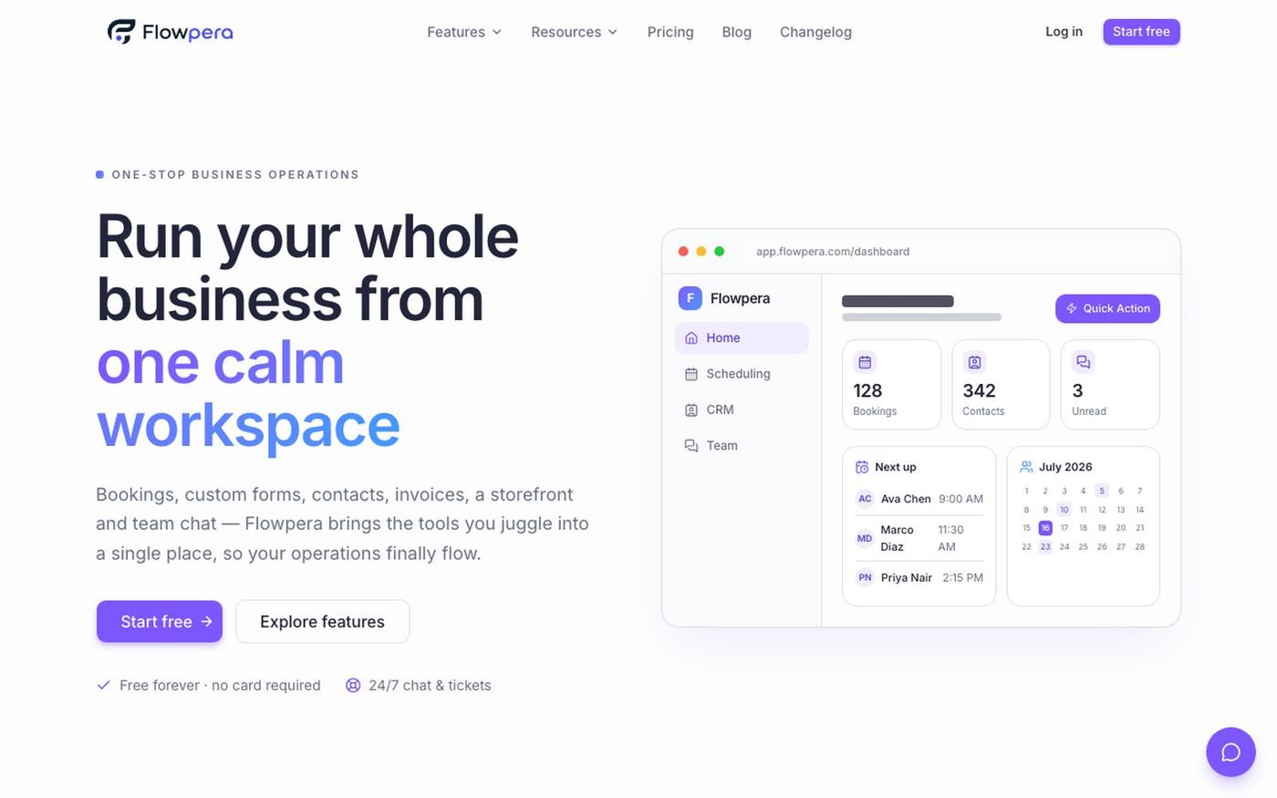 Flowpera — One-Stop Solution for Business Operations — screenshot