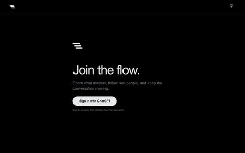 Flux — screenshot