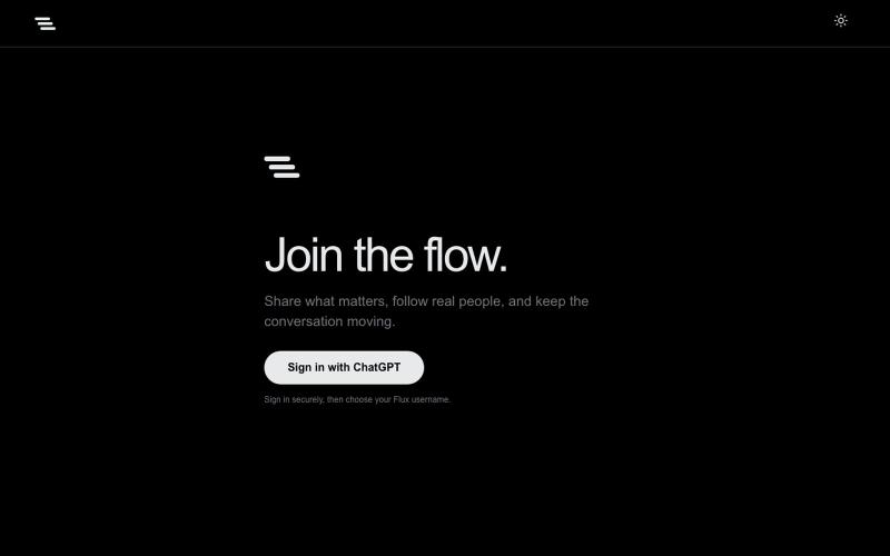 Flux — screenshot