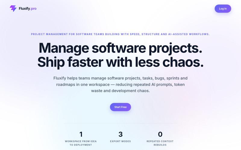 Fluxify.pro — screenshot