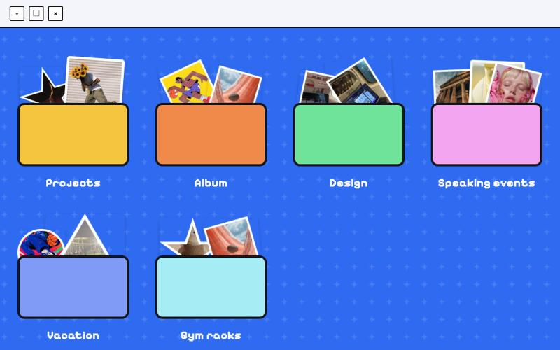 Folder Desktop — screenshot