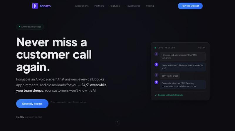 Fonazo — screenshot