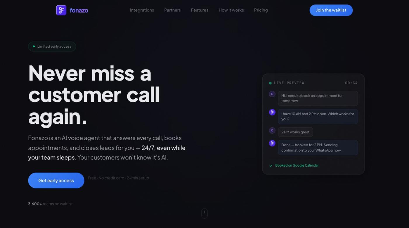 Fonazo — screenshot